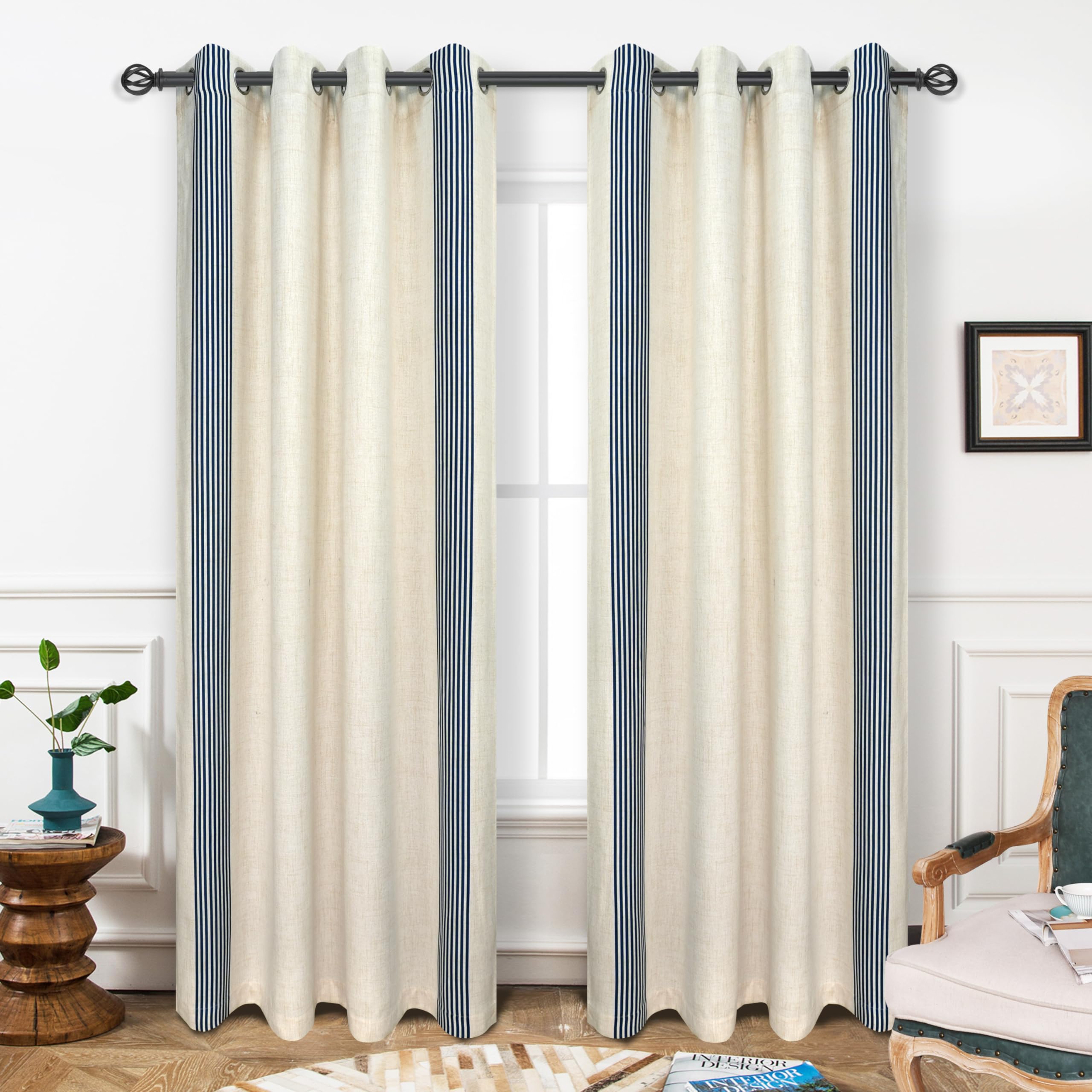 Amazon.com: DriftAway Chris Blackout Curtain 2 Panels Grommet